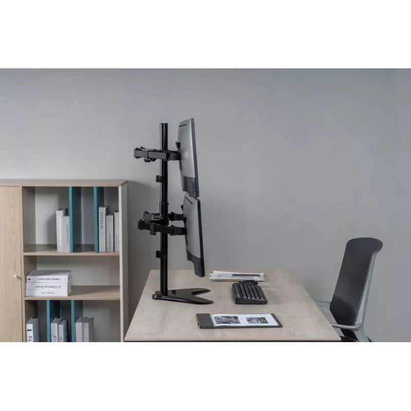 Equip 17 inch-32 inch Articulating Quad Monitor Tabletop Stand