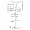 Equip 37 inch-65 inch Motorized Remote Control TV Stand