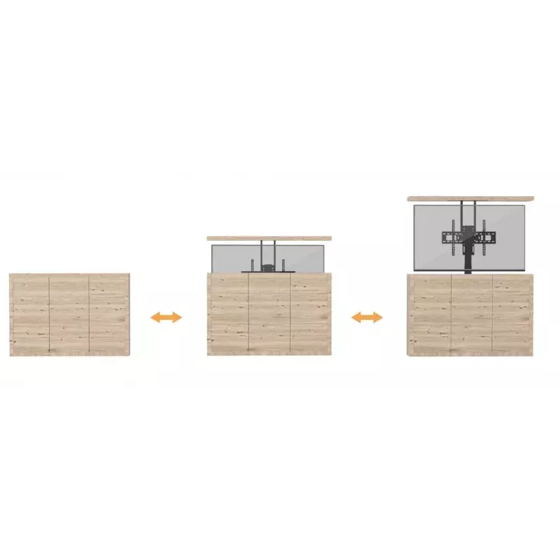 Equip 37 inch-65 inch Motorized Remote Control TV Stand
