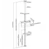 Equip 37 inch-65 inch Motorized Remote Control TV Stand
