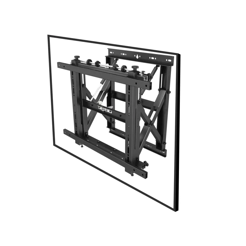 Equip 19 inch-55 inch Push-In Pop-Out TV Wall Mount Bracket, 50 kg, 48.3 cm (19 inch), 139.7 cm (55 inch), 100 x 100 mm, 600 x 400 mm, 0 - 10°