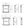 Equip 19 inch-55 inch Push-In Pop-Out TV Wall Mount Bracket, 50 kg, 48.3 cm (19 inch), 139.7 cm (55 inch), 100 x 100 mm, 600 x 400 mm, 0 - 10°