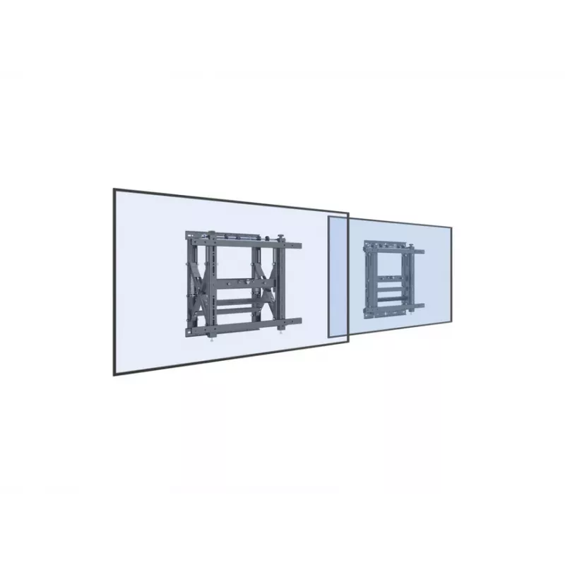 Equip 19 inch-55 inch Push-In Pop-Out TV Wall Mount Bracket, 50 kg, 48.3 cm (19 inch), 139.7 cm (55 inch), 100 x 100 mm, 600 x 400 mm, 0 - 10°