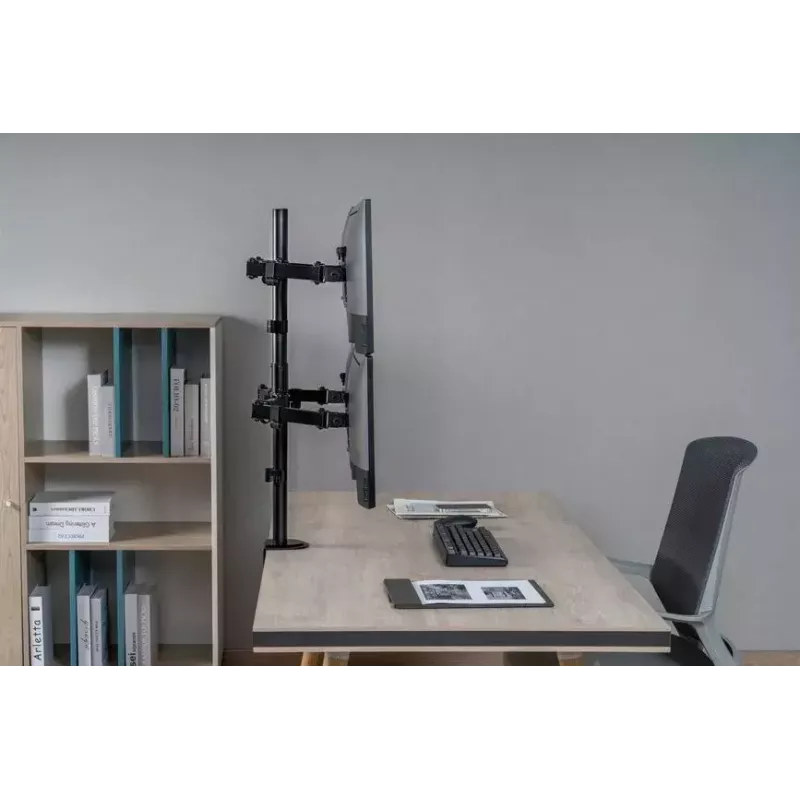 Equip 17 inch-32 inch Articulating Quad Monitor Desk Mount Bracket