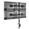 Equip 17 inch-32 inch Articulating Quad Monitor Desk Mount Bracket