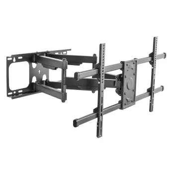 Equip 37 inch-90 inch Tilt/Swivel TV Wall Mount Bracket, 200 x 200 mm, 816 x 410 mm, -15 - 5°, -60 - 60°, Steel, Black