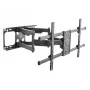 Equip 37 inch-90 inch Tilt/Swivel TV Wall Mount Bracket, 200 x 200 mm, 816 x 410 mm, -15 - 5°, -60 - 60°, Steel, Black