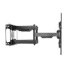 Equip 37 inch-90 inch Tilt/Swivel TV Wall Mount Bracket, 200 x 200 mm, 816 x 410 mm, -15 - 5°, -60 - 60°, Steel, Black