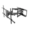 Equip 37 inch-90 inch Tilt/Swivel TV Wall Mount Bracket, 200 x 200 mm, 816 x 410 mm, -15 - 5°, -60 - 60°, Steel, Black