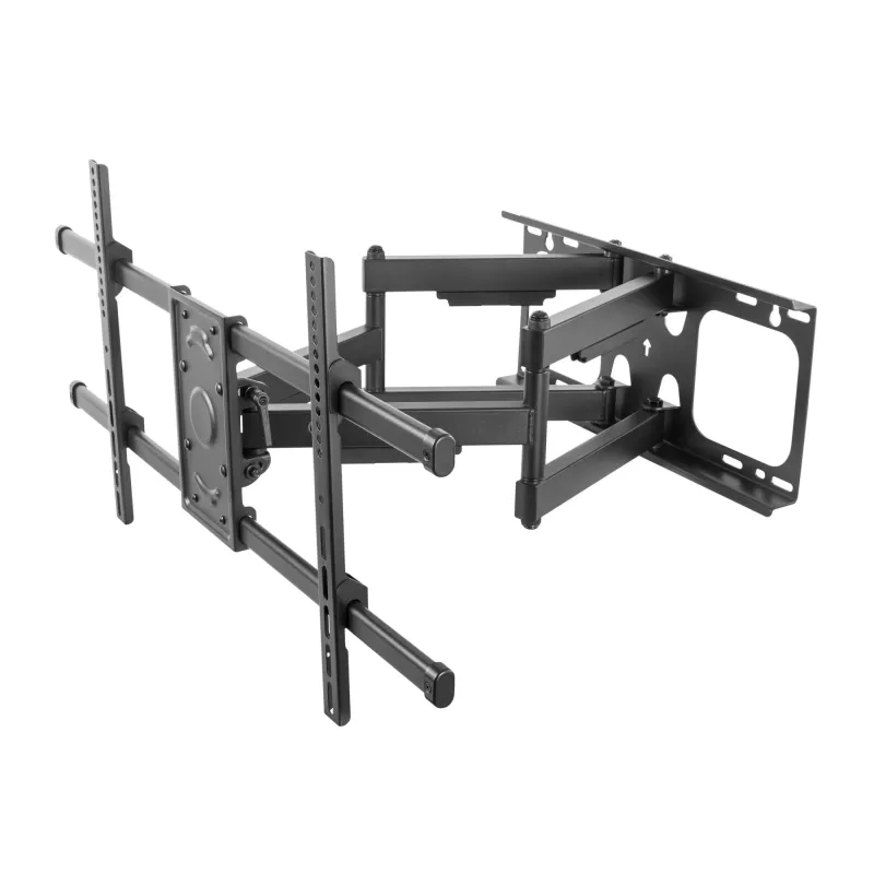 Equip 37 inch-90 inch Tilt/Swivel TV Wall Mount Bracket, 200 x 200 mm, 816 x 410 mm, -15 - 5°, -60 - 60°, Steel, Black
