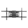 Equip 37 inch-90 inch Tilt/Swivel TV Wall Mount Bracket, 200 x 200 mm, 816 x 410 mm, -15 - 5°, -60 - 60°, Steel, Black