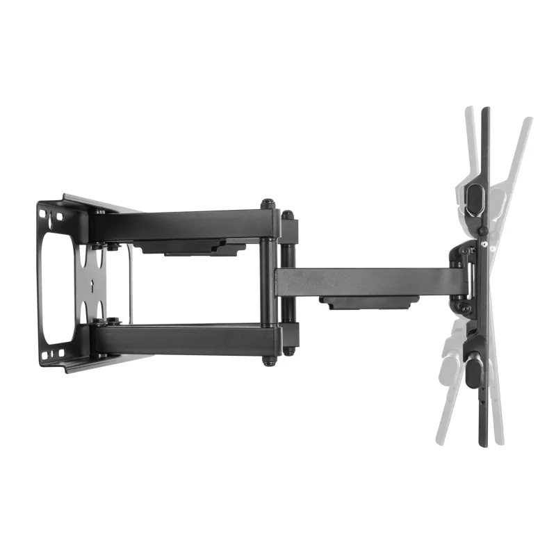 Equip 37 inch-90 inch Tilt/Swivel TV Wall Mount Bracket, 200 x 200 mm, 816 x 410 mm, -15 - 5°, -60 - 60°, Steel, Black