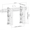 Equip 37 inch-70 inch Pop-Out Video Wall Mount Bracket