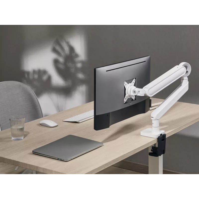 Equip 17 inch-35 inch Premium Monitor Desk Mount Bracket, White