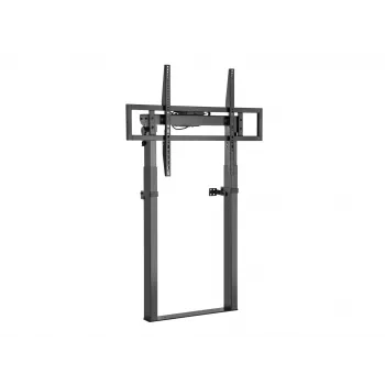 Equip 55 inch-100 inch Fixed Motorized Wall Mount Stand, 139.7 cm (55 inch), 2.54 m (100 inch), 200 x 200 mm, 800 x 600 mm, Aluminium, Plastic, Stainless steel, Black