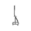 Equip 37 inch-80 inch Heavy-Duty TV Cart, 94 cm (37 inch), 2.03 m (80 inch), 200 x 200 mm, 600 x 400 mm, Aluminium, Plastic, Stainless steel, Black