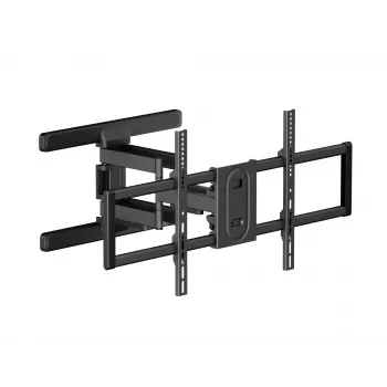 Equip 43 inch-100 inch Full Motion TV Mount Bracket, 200 x 200 mm, 800 x 400 mm, -10 - 5°, -60 - 60°, Plastic, Stainless steel, Black