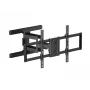 Equip 43 inch-100 inch Full Motion TV Mount Bracket, 200 x 200 mm, 800 x 400 mm, -10 - 5°, -60 - 60°, Plastic, Stainless steel, Black