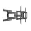 Equip 43 inch-100 inch Full Motion TV Mount Bracket, 200 x 200 mm, 800 x 400 mm, -10 - 5°, -60 - 60°, Plastic, Stainless steel, Black