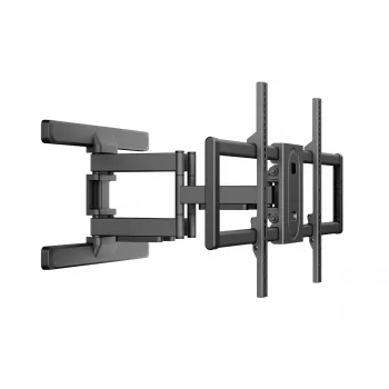Equip 43 inch-100 inch Full Motion TV Mount Bracket, 200 x 200 mm, 800 x 400 mm, -10 - 5°, -60 - 60°, Plastic, Stainless steel, Black