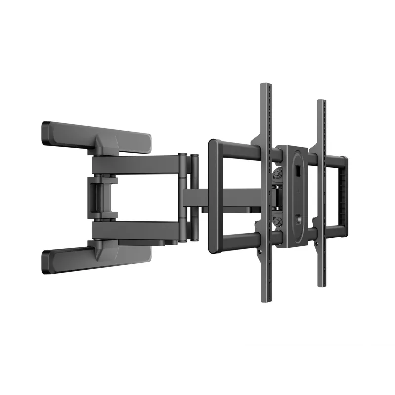 Equip 43 inch-100 inch Full Motion TV Mount Bracket, 200 x 200 mm, 800 x 400 mm, -10 - 5°, -60 - 60°, Plastic, Stainless steel, Black