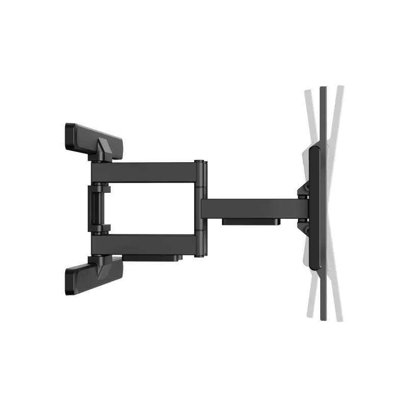 Equip 43 inch-100 inch Full Motion TV Mount Bracket, 200 x 200 mm, 800 x 400 mm, -10 - 5°, -60 - 60°, Plastic, Stainless steel, Black