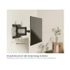 Equip 43 inch-100 inch Full Motion TV Mount Bracket, 200 x 200 mm, 800 x 400 mm, -10 - 5°, -60 - 60°, Plastic, Stainless steel, Black