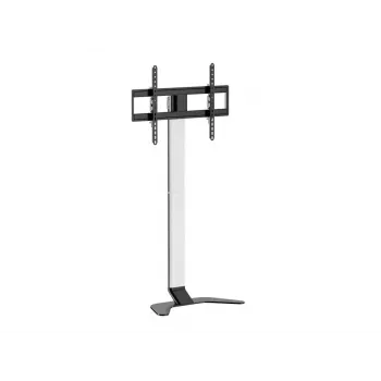 Floor TV stand/mount EQUIP 650614 for 37–86 inch screens, up to 45 kg, VESA 100x100–600x400, height 900–1100 mm, tilt -10° to 5°, silver
