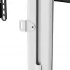 Floor TV stand/mount EQUIP 650614 for 37–86 inch screens, up to 45 kg, VESA 100x100–600x400, height 900–1100 mm, tilt -10° to 5°, silver