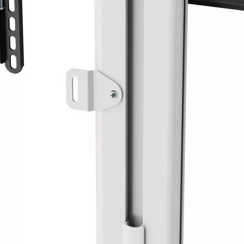 Floor TV stand/mount EQUIP 650614 for 37–86 inch screens, up to 45 kg, VESA 100x100–600x400, height 900–1100 mm, tilt -10° to 5°, silver