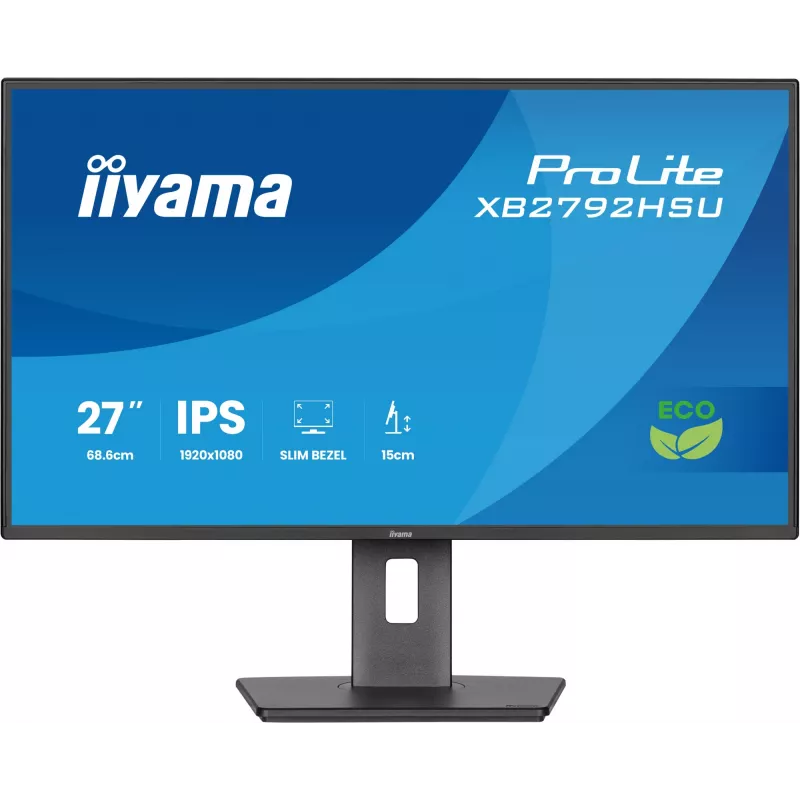 iiyama ProLite XB2792HSU-B1 computer monitor 68.6 cm (27 inch) 1920 x 1080 pixels Full HD LED Black