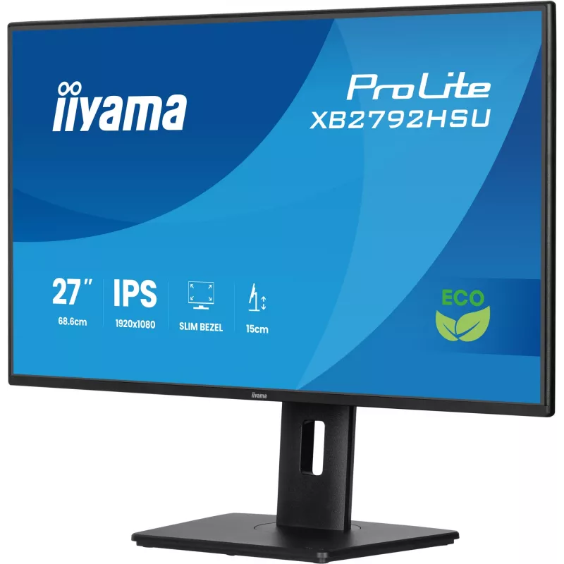 iiyama ProLite XB2792HSU-B1 computer monitor 68.6 cm (27 inch) 1920 x 1080 pixels Full HD LED Black