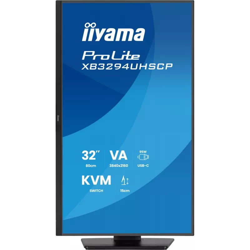 iiyama ProLite XB3294UHSCP-B1 computer monitor 80 cm (31.5 inch) 3840 x 2160 pixels 4K Ultra HD Black