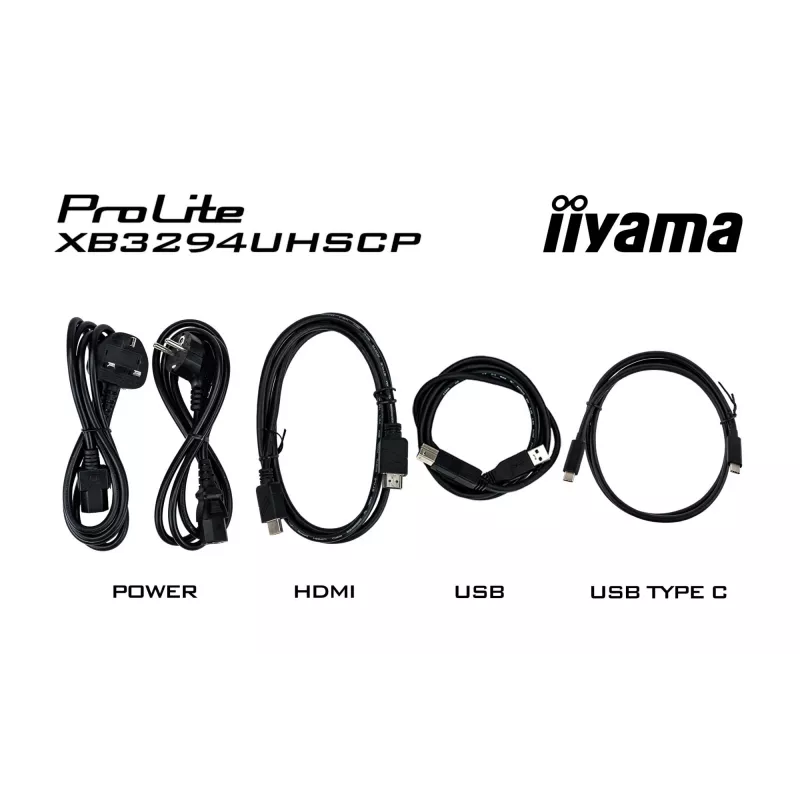 iiyama ProLite XB3294UHSCP-B1 computer monitor 80 cm (31.5 inch) 3840 x 2160 pixels 4K Ultra HD Black