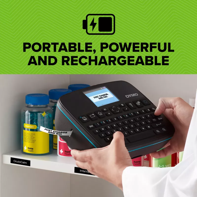 DYMO LabelManager Executive 640 CB Portable Label Printer | Compact Label Maker Machine with QWERTY Keyboard | Bluetooth & USB Connectivity | Compatible with D1 Standard & Durable Labels