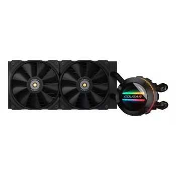 COUGAR CPU Water Cooling Poseidon-GT 240, ARGB, Black, All-in-one liquid cooler, 12 cm, Black