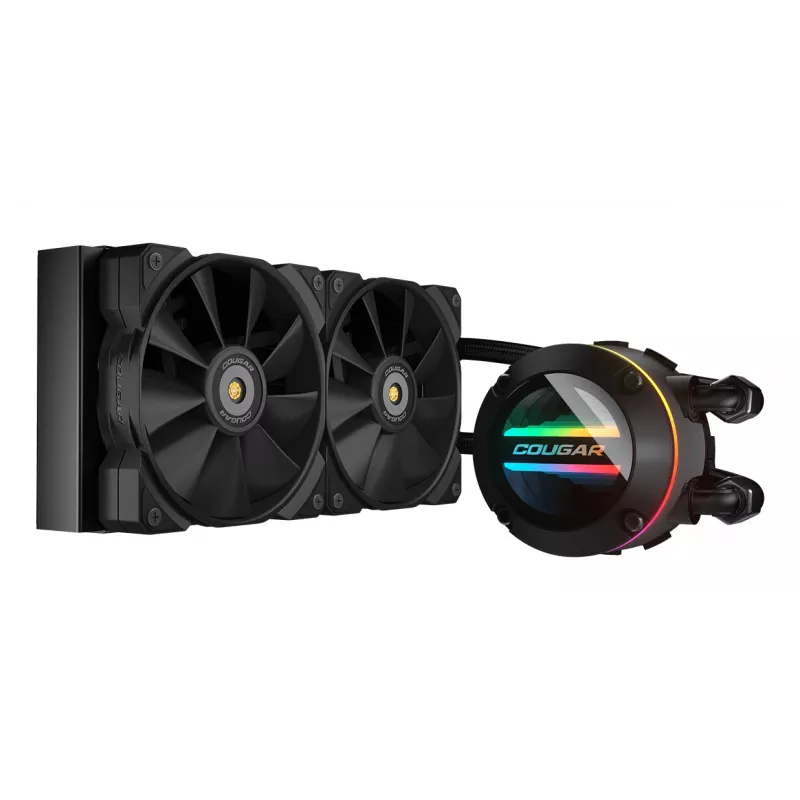 COUGAR CPU Water Cooling Poseidon-GT 240, ARGB, Black, All-in-one liquid cooler, 12 cm, Black