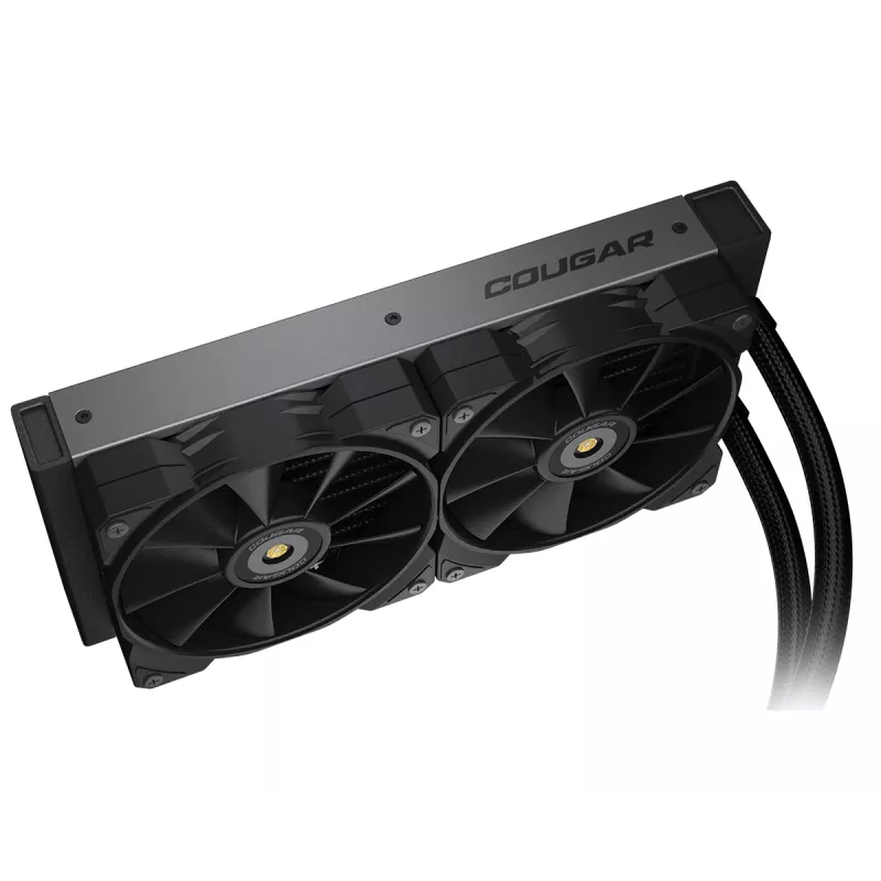 COUGAR CPU Water Cooling Poseidon-GT 240, ARGB, Black, All-in-one liquid cooler, 12 cm, Black