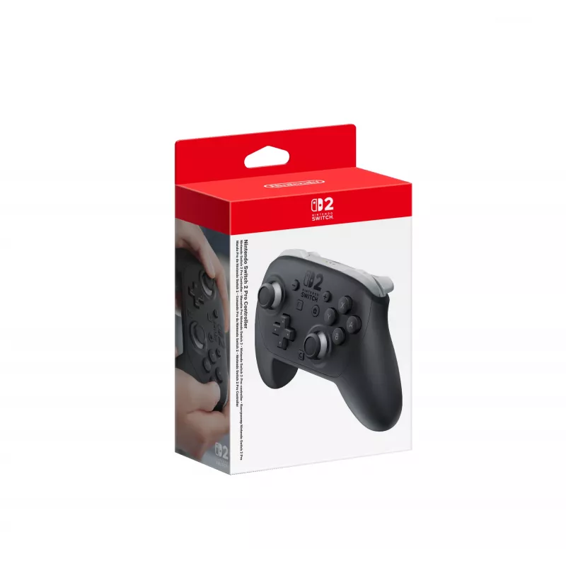 Nintendo Switch 2 Pro Controller Black Bluetooth Gamepad Analogue / Digital Nintendo Switch 2