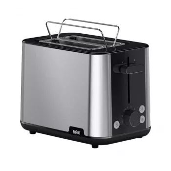 Braun HT101BI-HT1510BK 8 2 slice(s) 900 W Black, Stainless steel