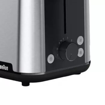 Braun HT101BI-HT1510BK 8 2 slice(s) 900 W Black, Stainless steel