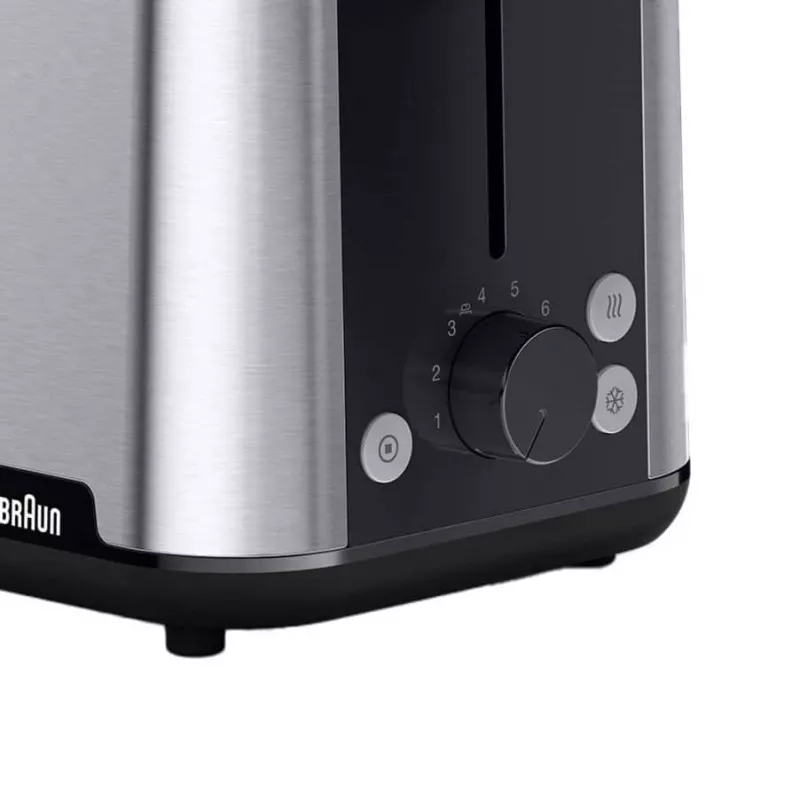Braun HT101BI-HT1510BK 8 2 slice(s) 900 W Black, Stainless steel