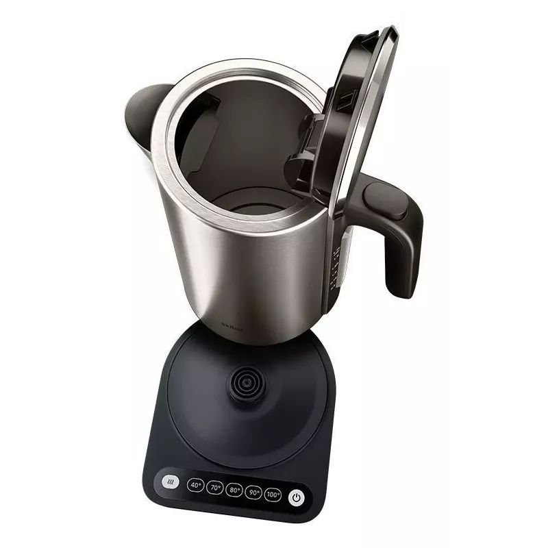 Braun WK 5205 BK electric kettle 1.7 L 2200 W Black, Stainless steel