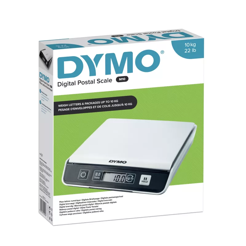 DYMO M10 Digital Package & Shipping Scale | up to 10KG Capacity | 20 cm x 20 cm