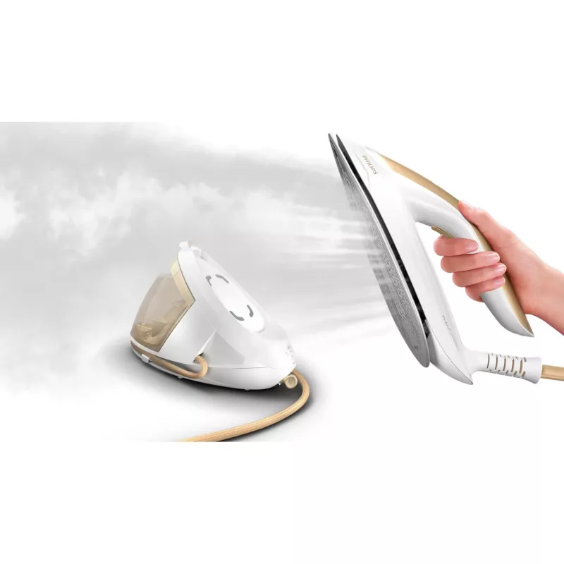Philips PSG8040/60 steam ironing station 2700 W 1.8 L SteamGlide Elite soleplate Gold, White