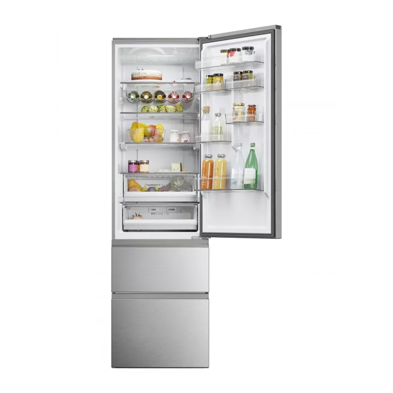 Haier 3D 60 Serie 5 HTW5620DNMG Freestanding 414 L Silver