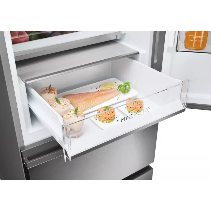 Haier 3D 60 Serie 5 HTW5620DNMG Freestanding 414 L Silver