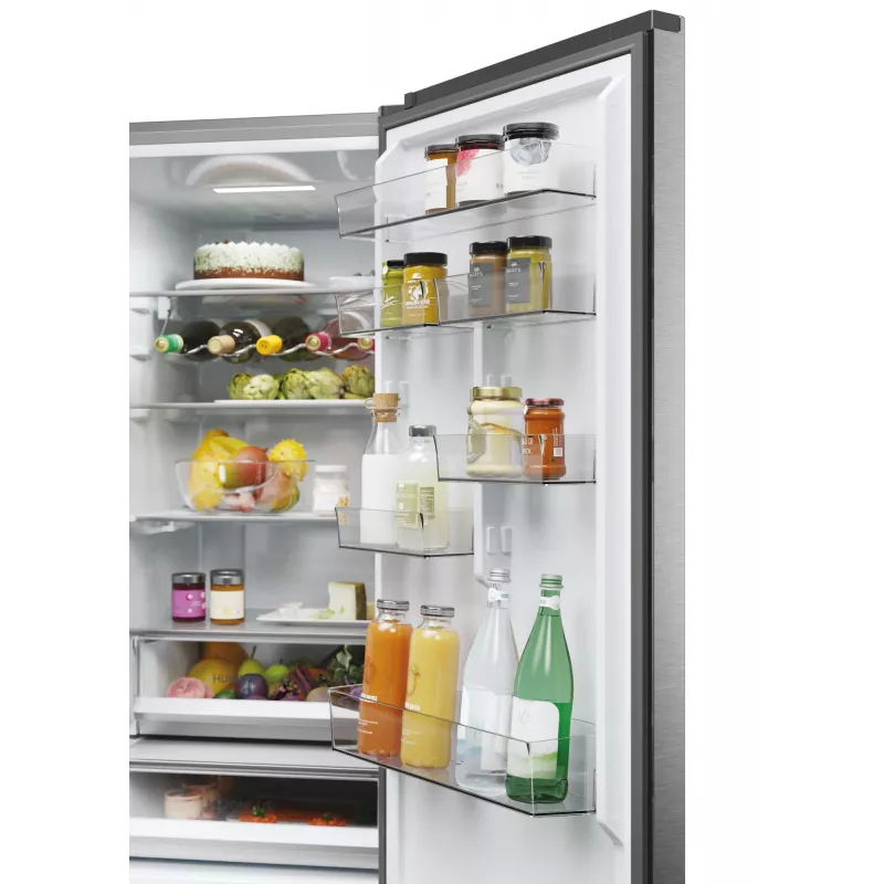 Haier 3D 60 Serie 5 HTW5620DNMG Freestanding 414 L Silver