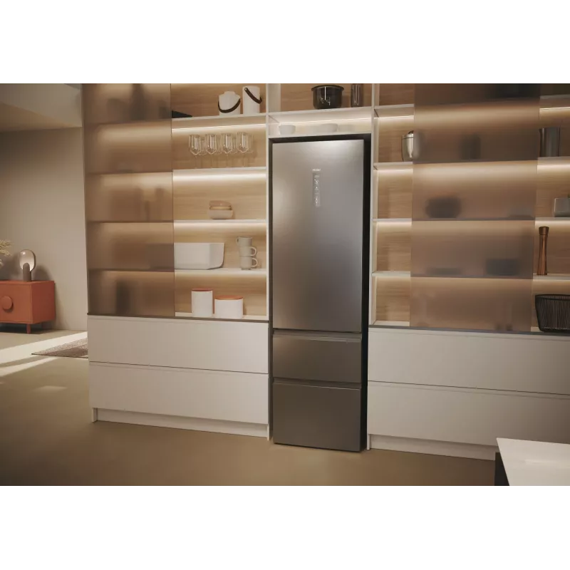 Haier 3D 60 Serie 5 HTW5620DNMG Freestanding 414 L Silver