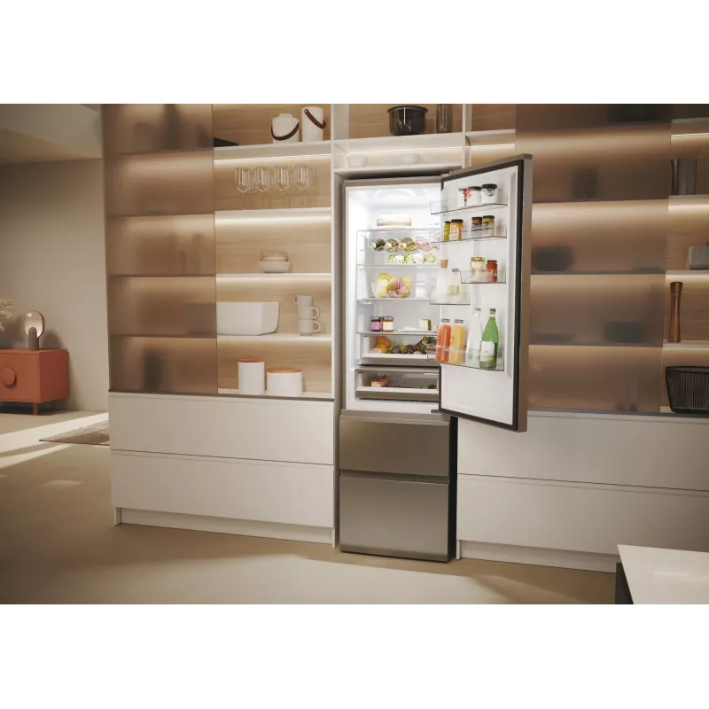 Haier 3D 60 Serie 5 HTW5620DNMG Freestanding 414 L Silver